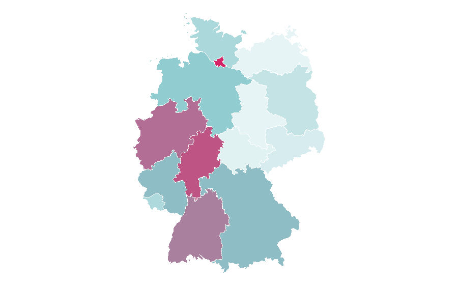 Affinity by region — Cassie Ventura, Germany