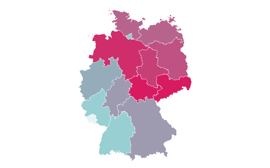 Affinity by region — Cast Away, Germany