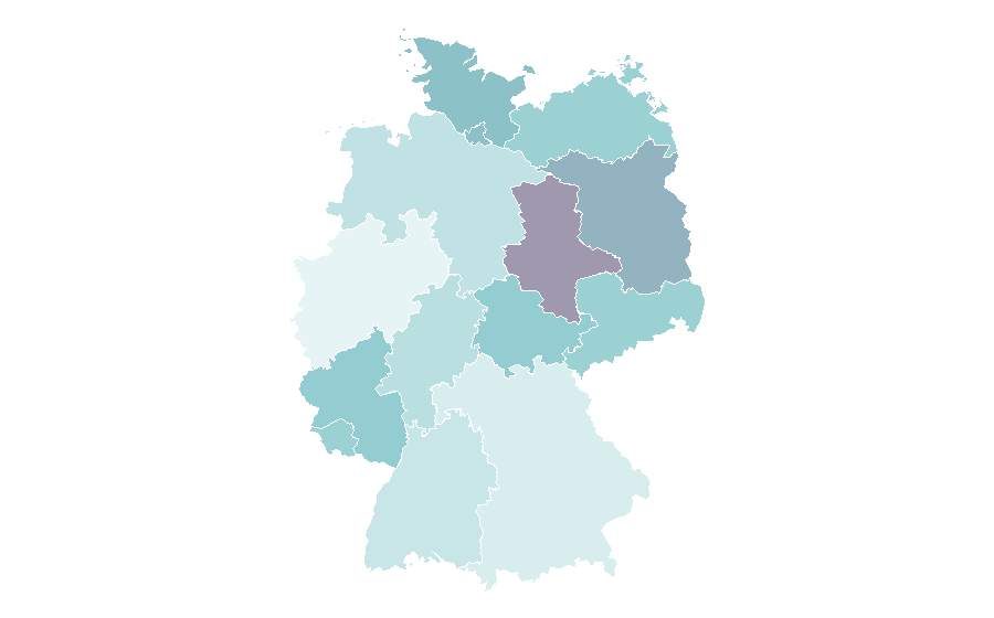 Affinity by region — Cast-iron cookware, Germany