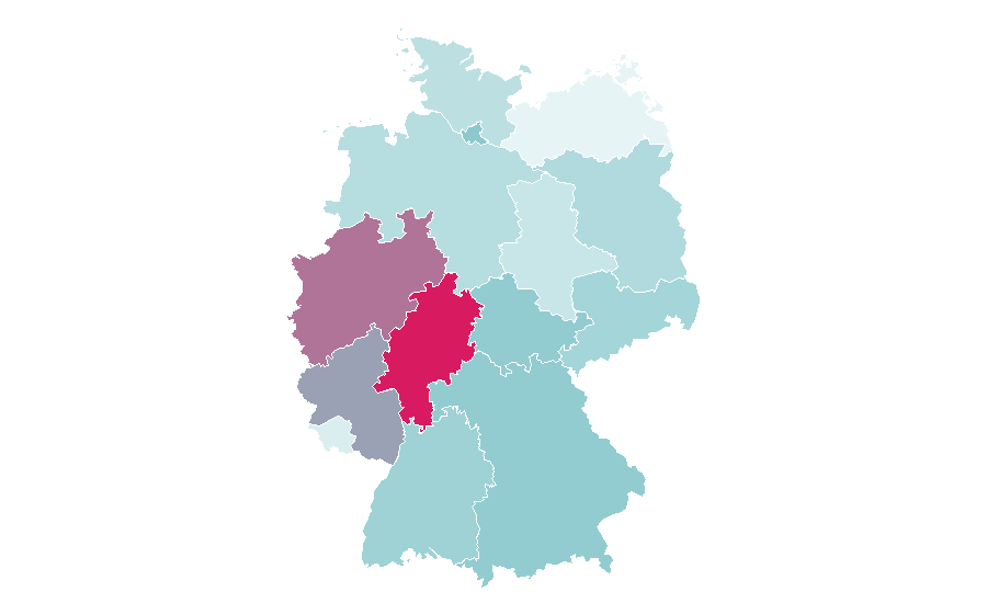 Affinity by region — Casting (performing arts), Germany