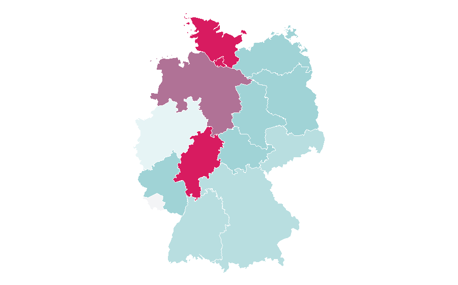 Affinità per regione — Castlemaine XXXX, Germania