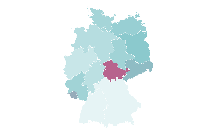 Affinité par région — Casual game, Allemagne