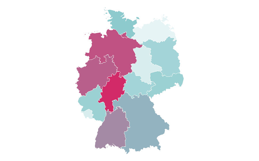 Affinity by region — Catch Me If You Can, Germany