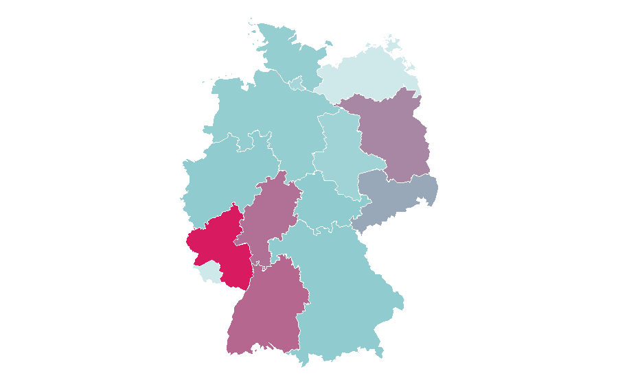Affinität nach Region — Catering, Deutschland