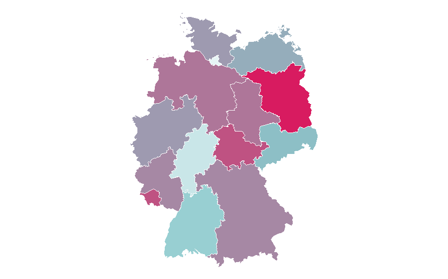 Affinité par région — Catherine Zeta-Jones, Allemagne