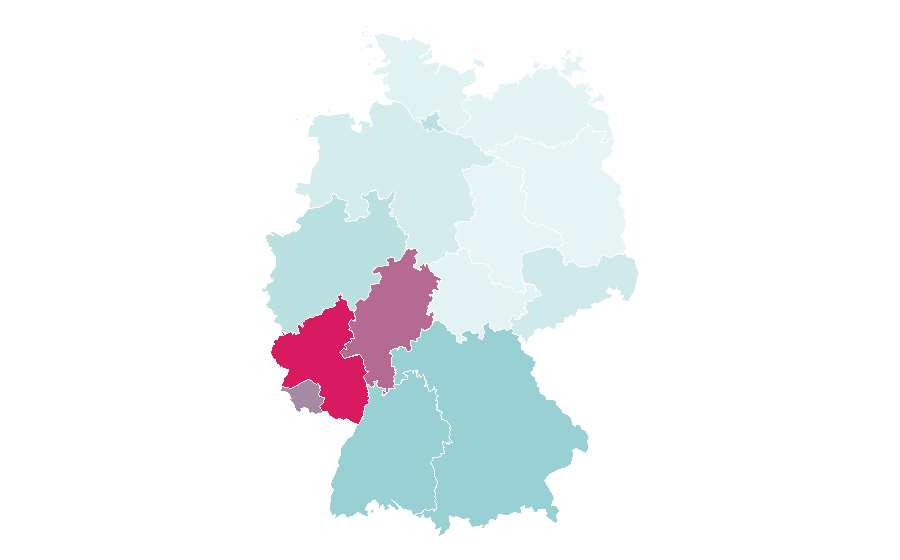 Affinity by region — CBS Sports, Germany