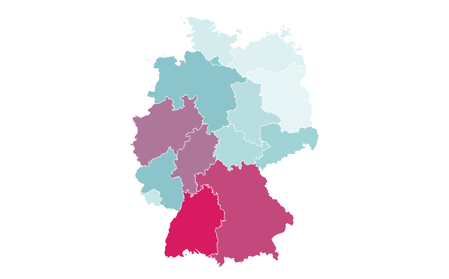 Affinity by region — Ceca (singer), Germany
