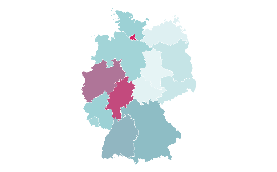Affinity by region — Central Cee, Germany