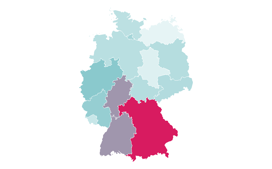 Affinity by region — Cephalonia, Germany