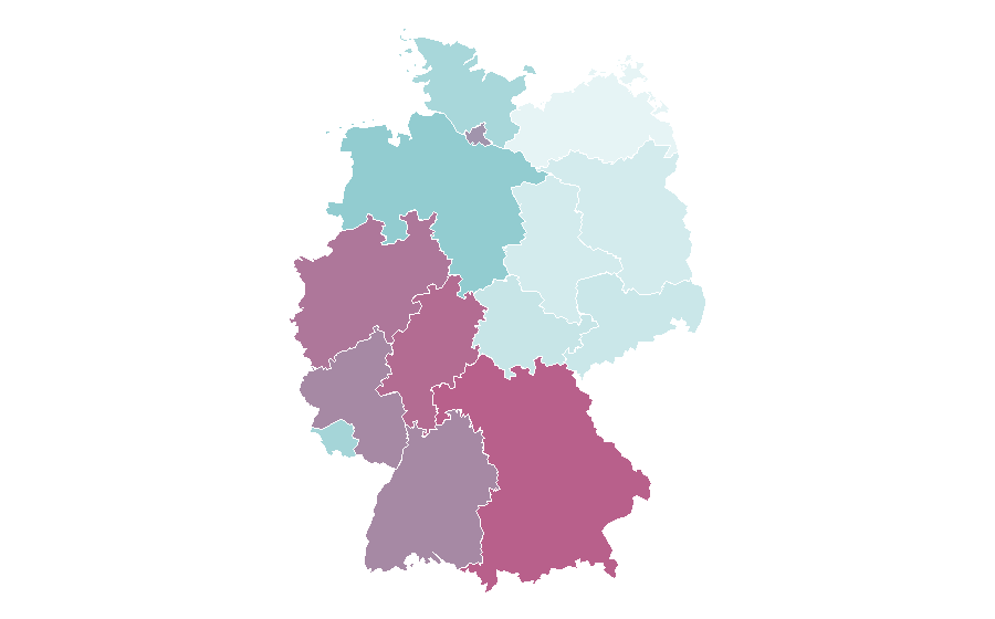 Affinity by region — Certificate authority, Germany