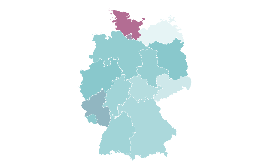 Affinity by region — Cesar Millan, Germany
