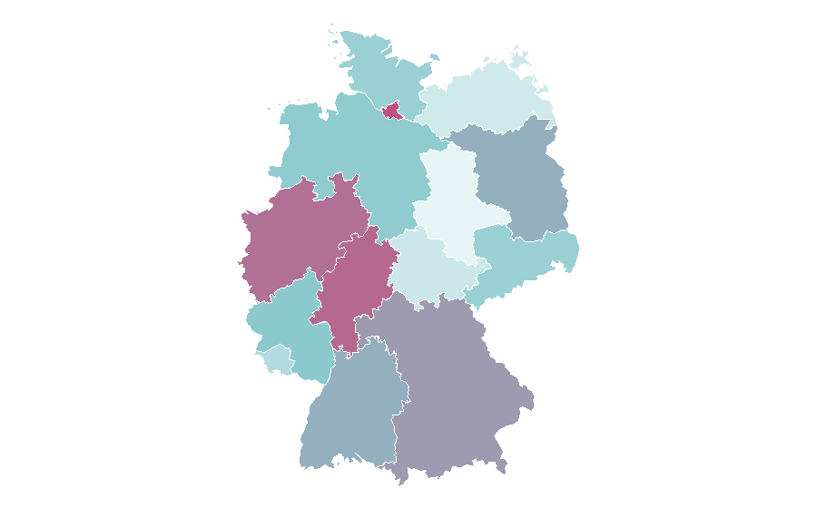Affinity by region — Chad, Germany