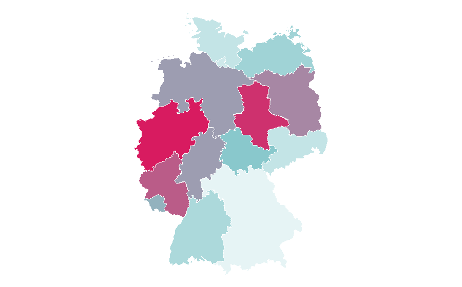 Affinity by region — Chadwick Boseman, Germany