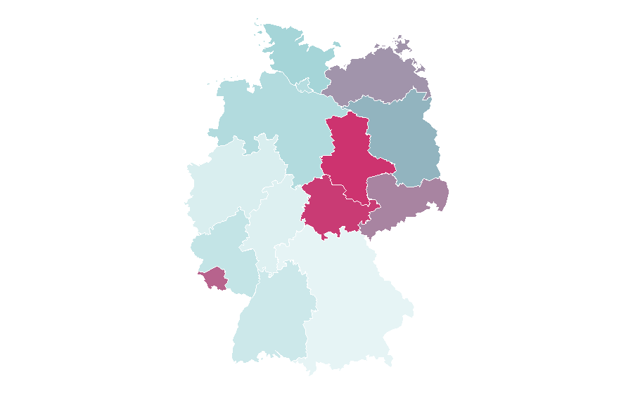 Affinité par région — Chain store, Allemagne