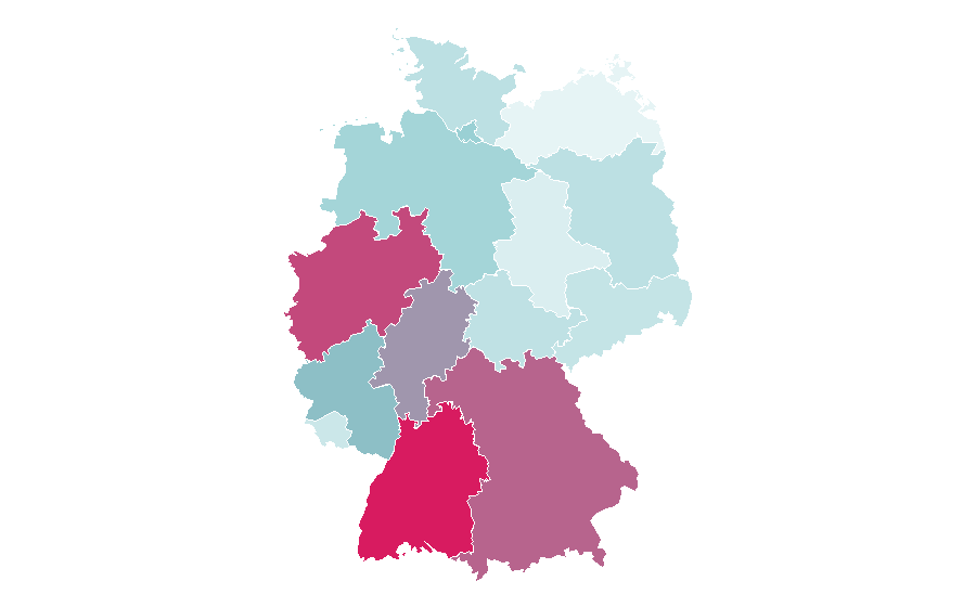 Affinity by region — Chalkidiki, Germany