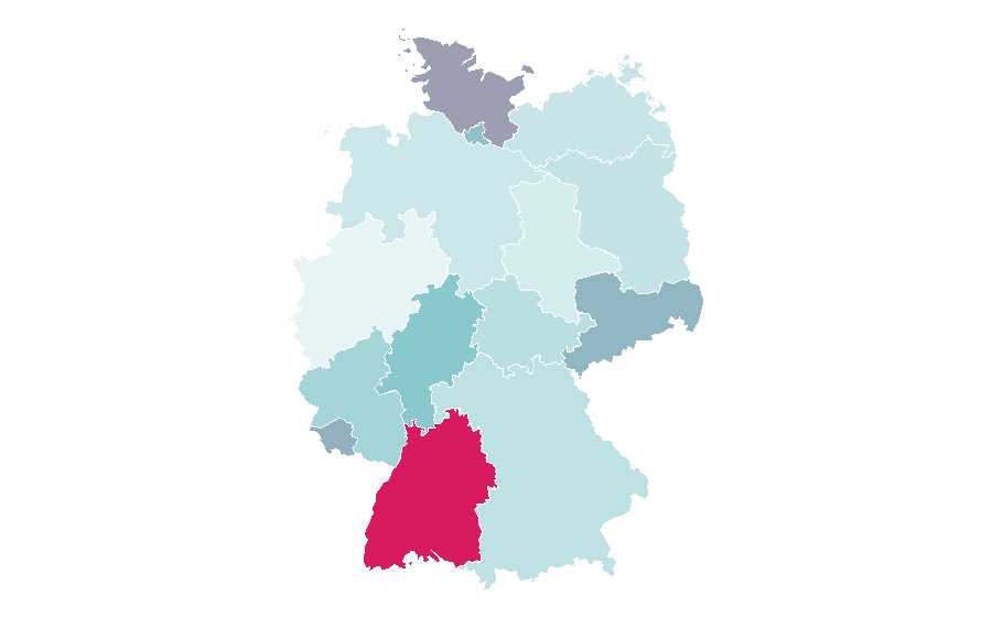 Affinity by region — Chamber music, Germany
