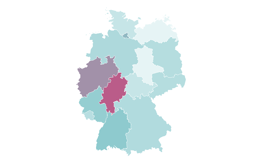 Affinity by region — Chameleon (comics), Germany