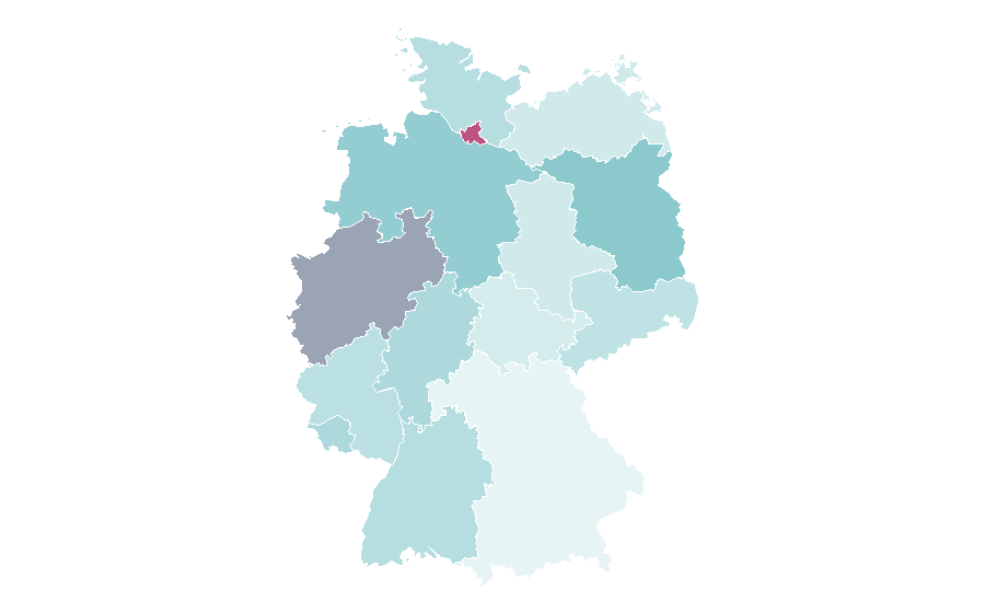 Affinity by region — Chandelier, Germany
