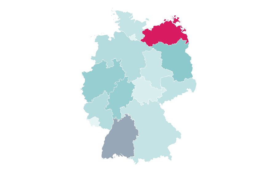 Affinity by region — Change.org, Germany