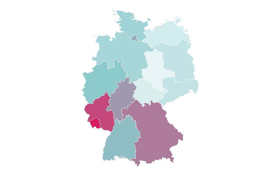 Affinity by region — Charles de Gaulle, Germany