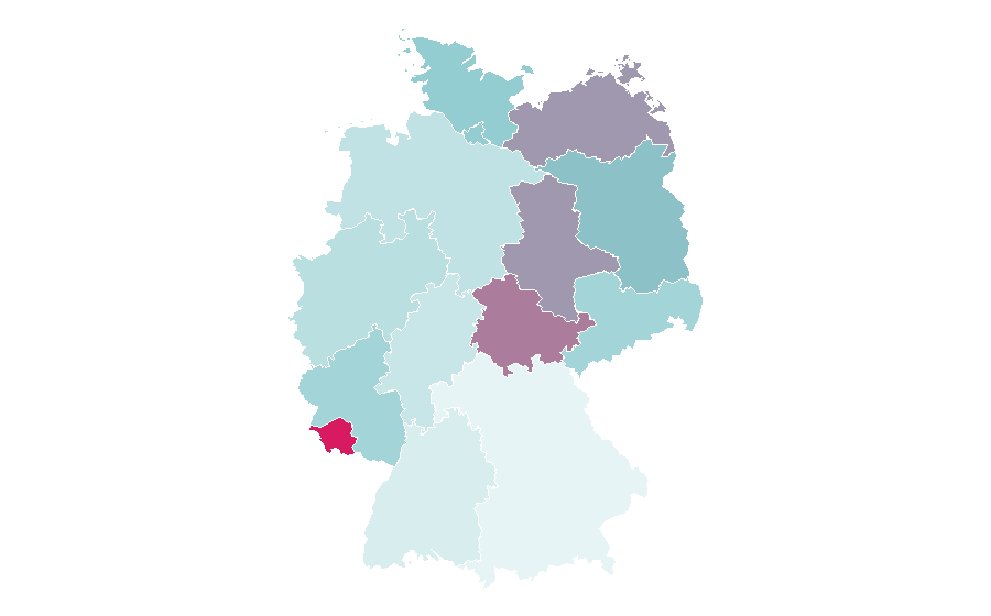 Affinity by region — Charles Wright (wrestler), Germany