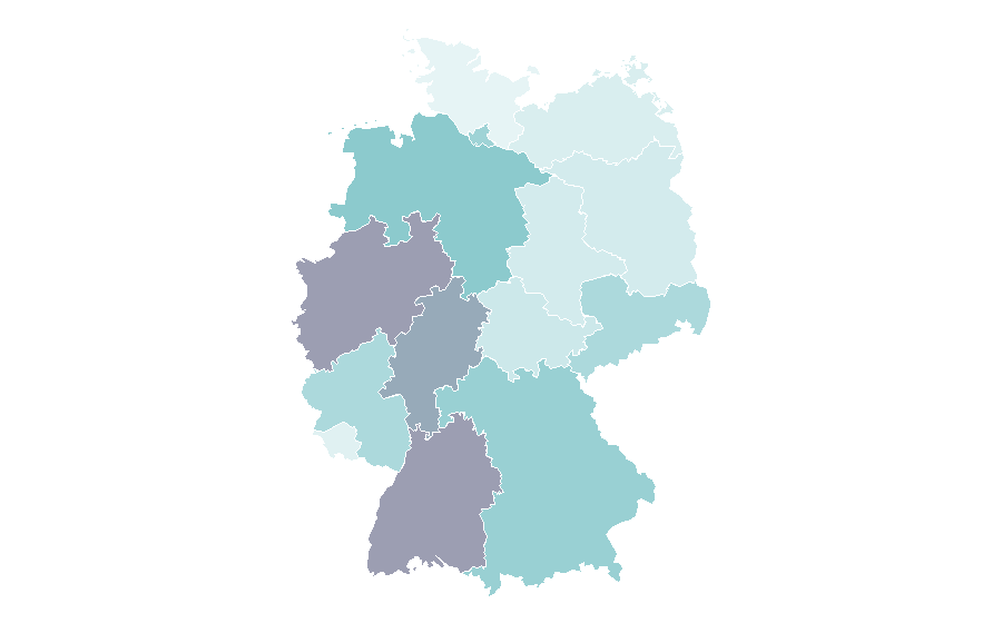 Affinity by region — Charlie Chaplin, Germany