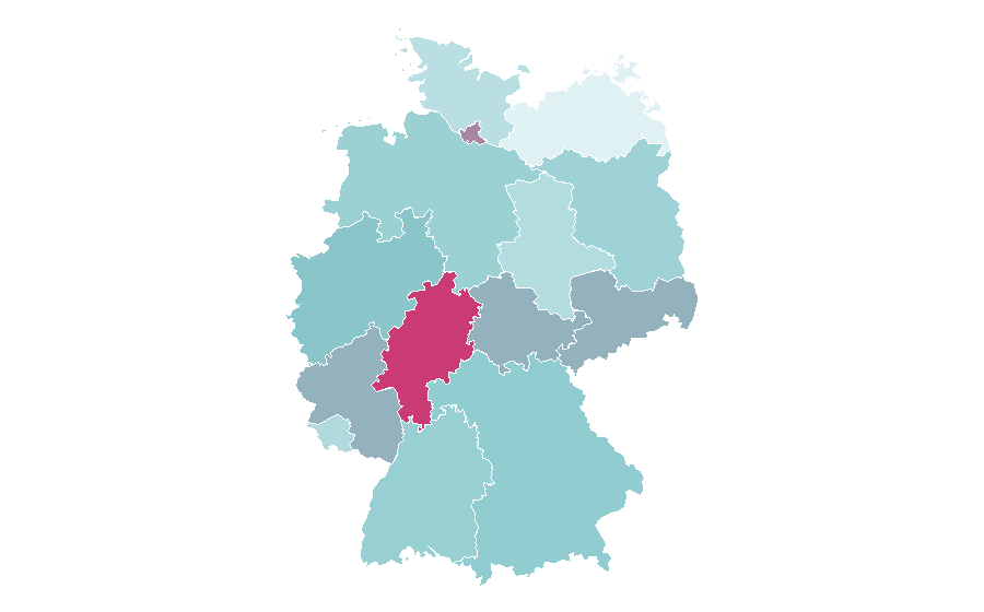 Affinity by region — Charlotte de Witte, Germany