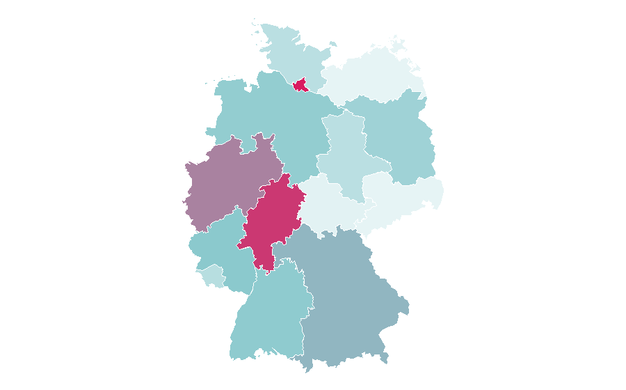 Affinity by region — Charlotte Hornets, Germany