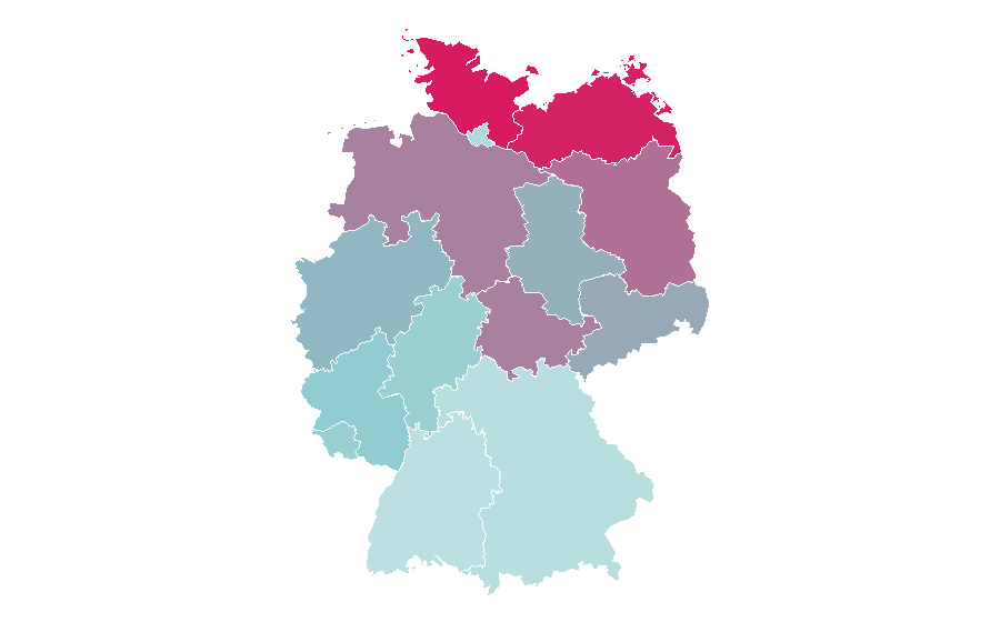 Affinity by region — Charlotte Link, Germany