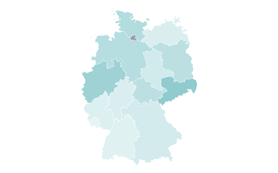Affinity by region — Charlotte Roche, Germany