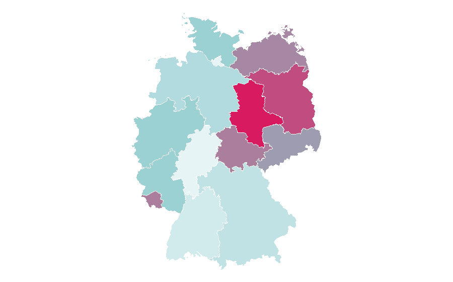 Affinity by region — Charmed, Germany