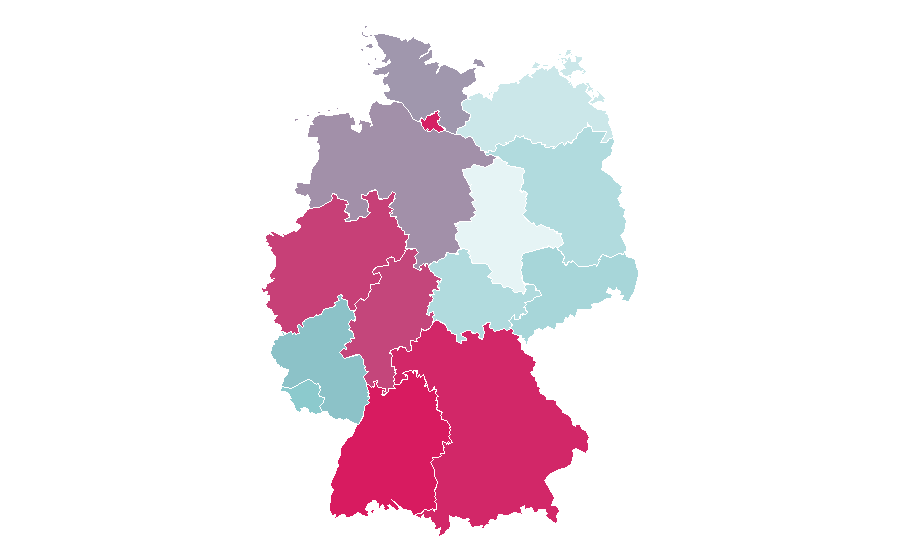 Affinity by region — Chat room, Germany