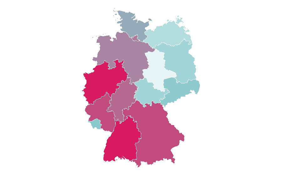 Affinity by region — Cheetah, Germany