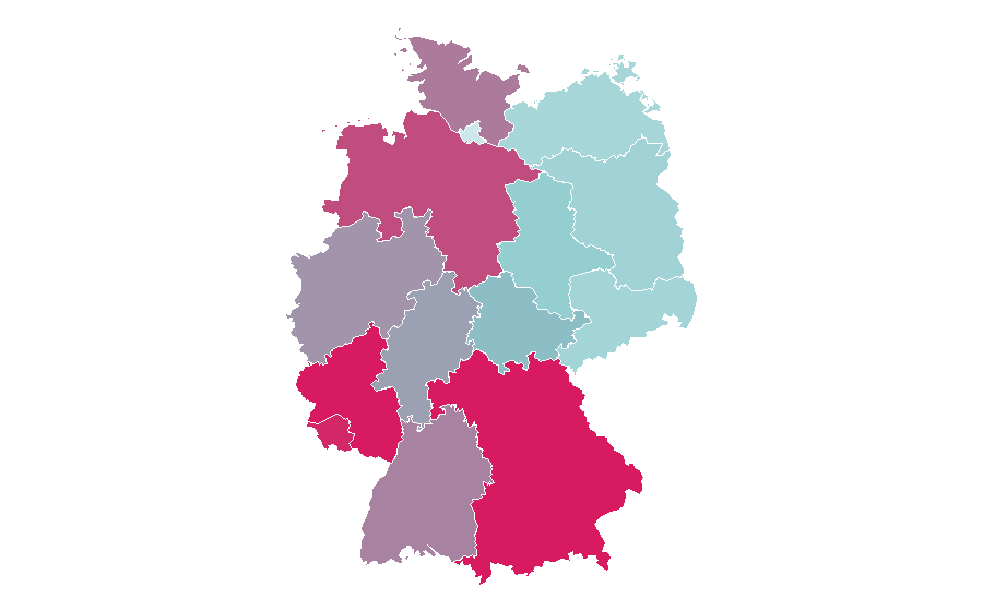 Affinity by region — chefkoch.de, Germany