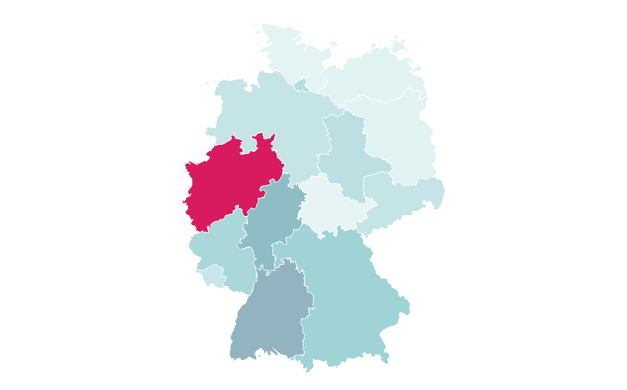 Affinity by region — Chemical engineering, Germany