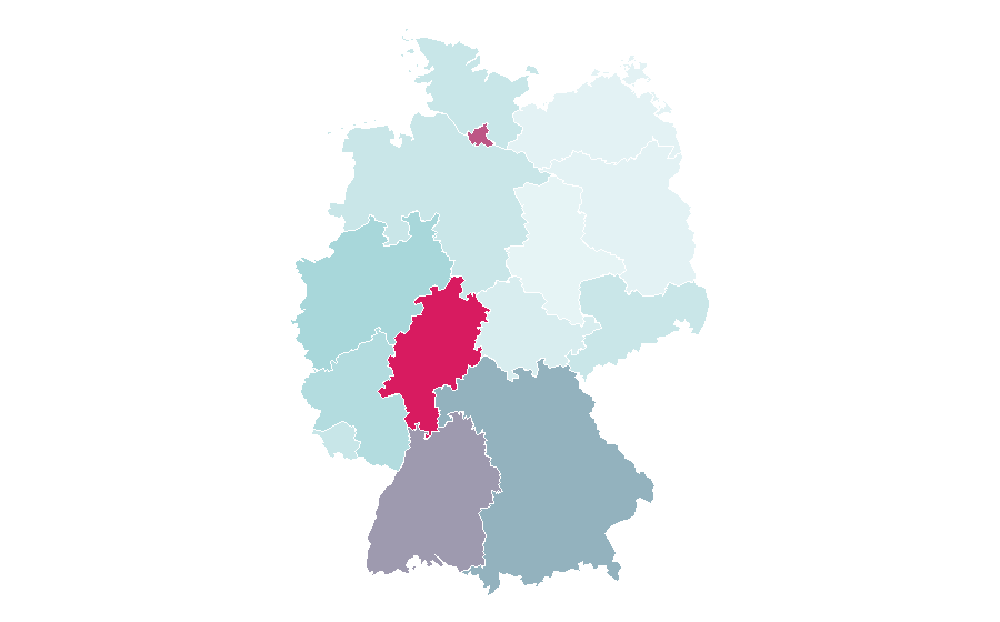 Affinity by region — Chennai, Germany