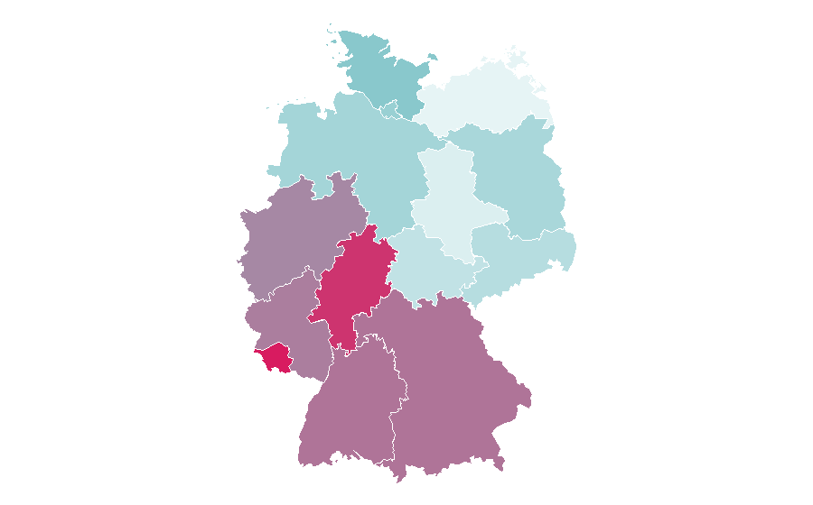 Affinity by region — Chess, Germany