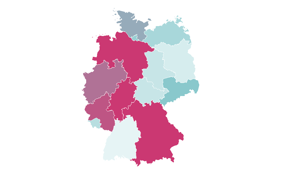 Affinity by region — Chest (furniture), Germany