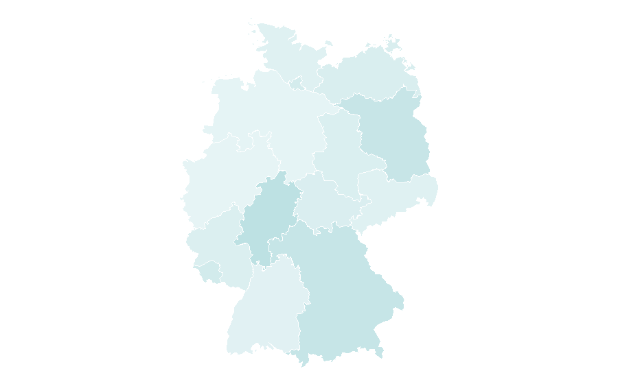Affinity by region — Chest of drawers, Germany