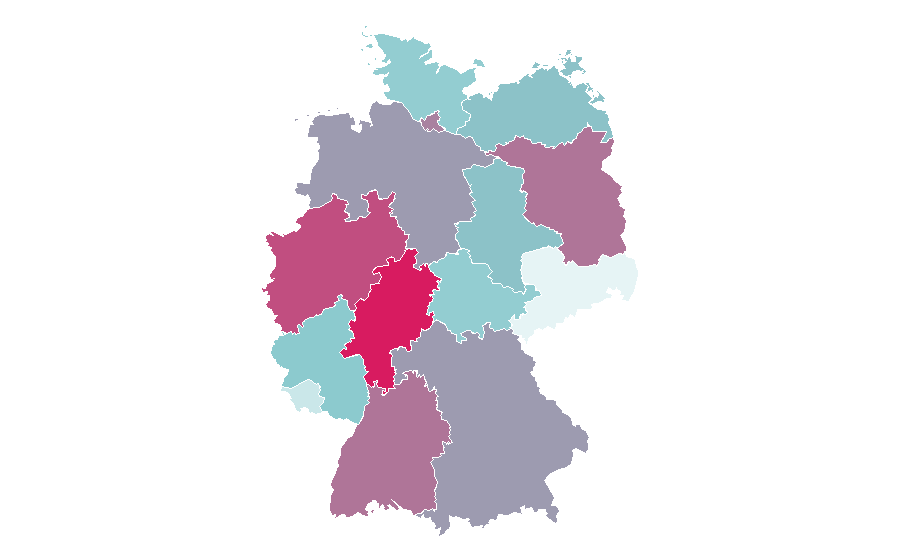 Affinity by region — Chevrolet, Germany