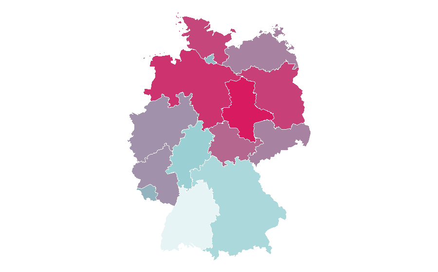 Affinity by region — Chevy Chase, Germany