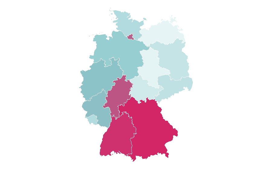 Affinity by region — Chiang Mai, Germany