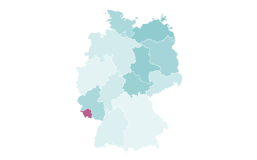 Affinity by region — Chicago blues, Germany