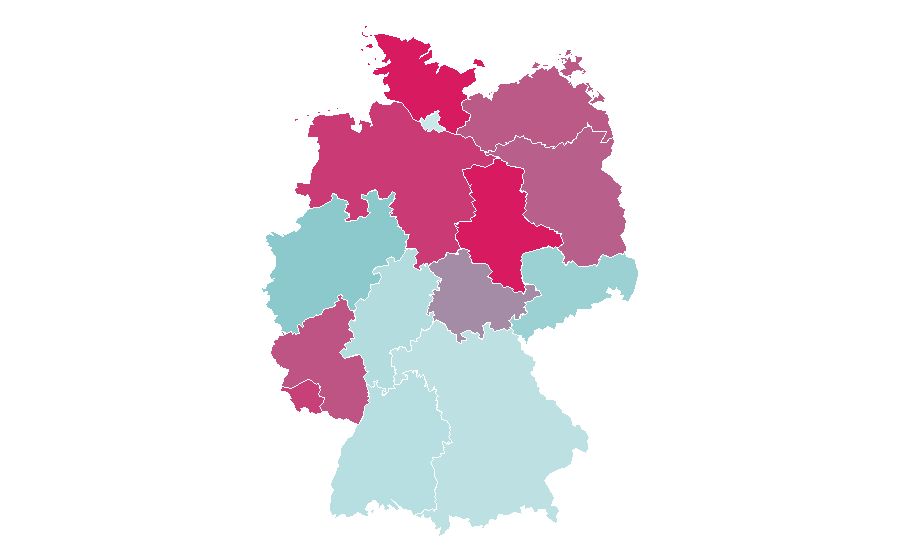 Affinity by region — Chicago Fire (TV series), Germany