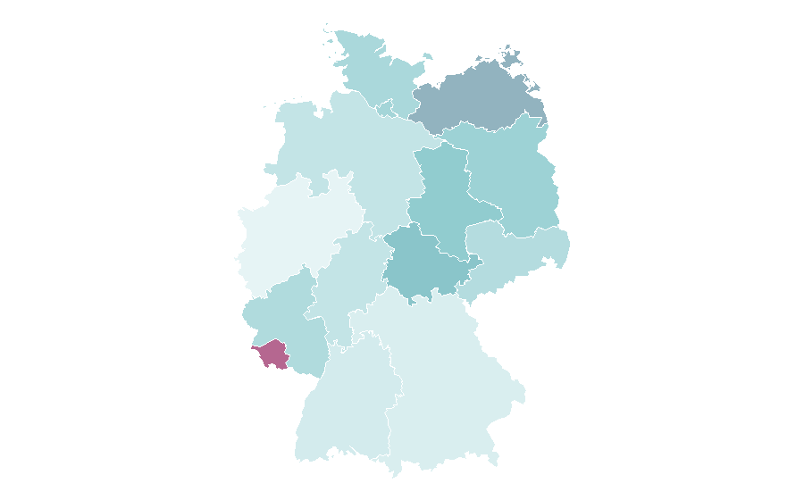 Affinité par région — Chicago house, Allemagne
