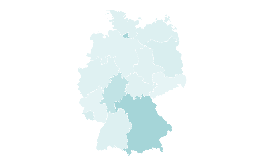 Affinity by region — Chicago Marathon, Germany