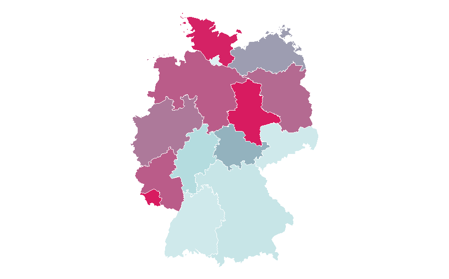 Affinity by region — Chicago P.D. (season 2), Germany