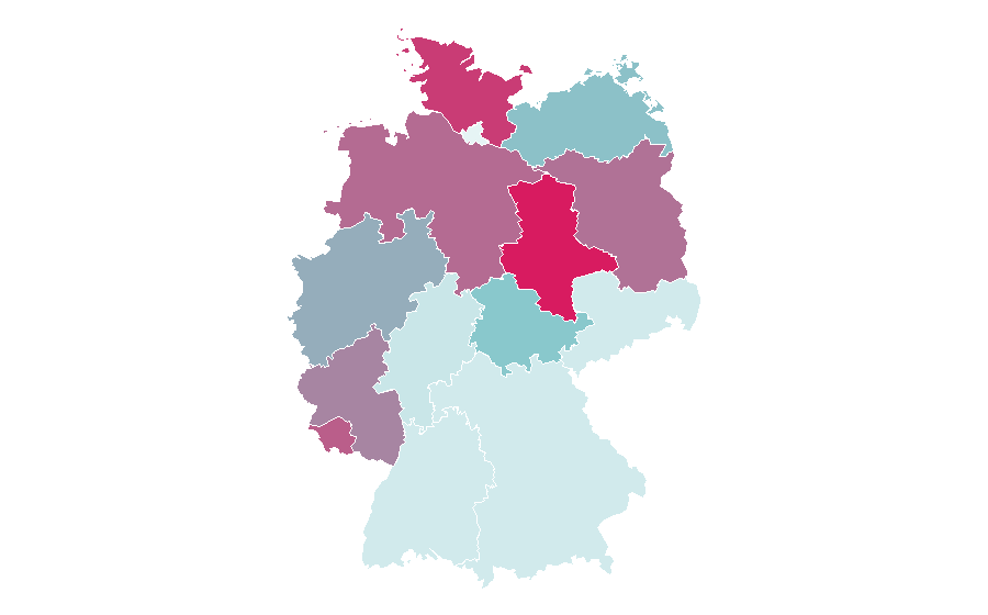 Affinity by region — Chicago Police Department, Germany