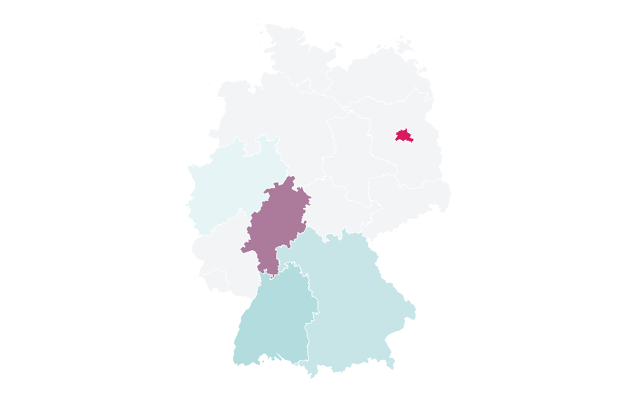 Affinity by region — Chicano rock, Germany