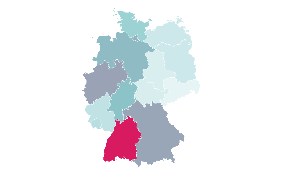 Affinity by region — Chicken fingers, Germany